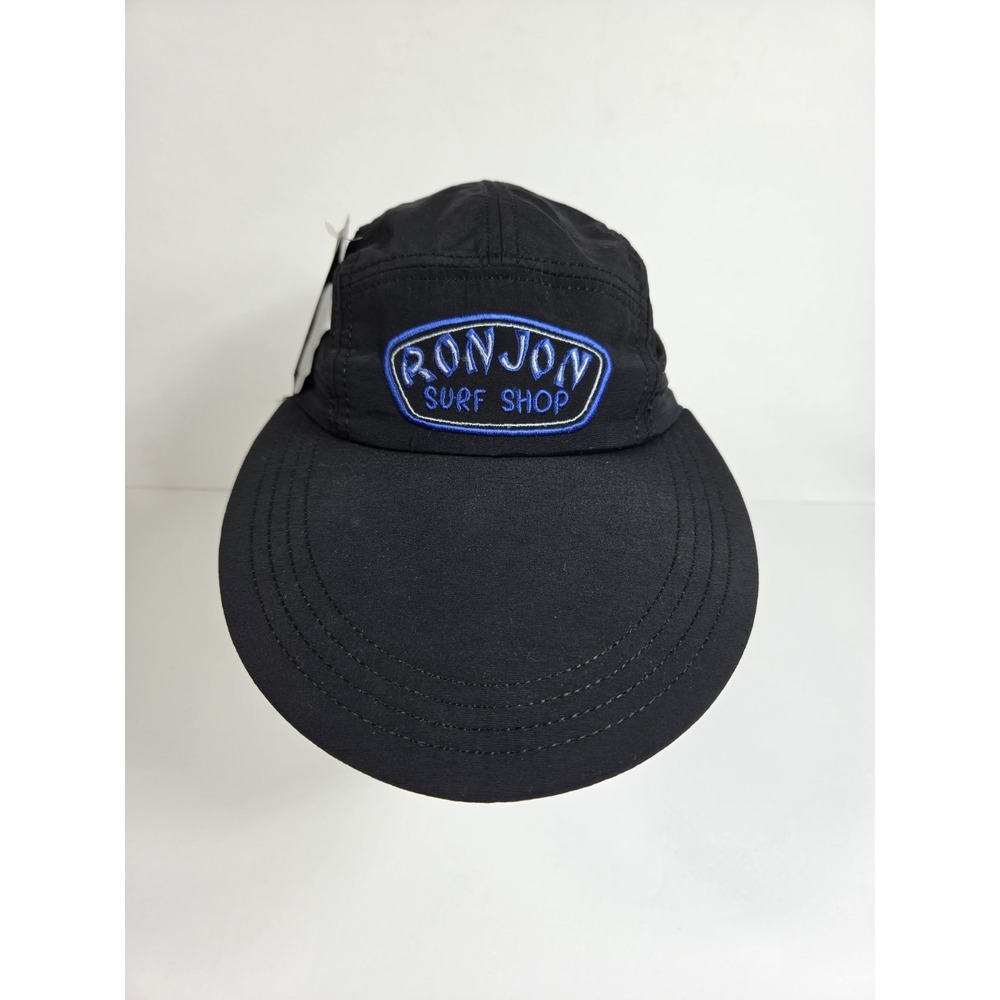 Vtg 90s RON JON  Surf Shop  Hat Supplex Nylon USA Made W Tags Strapback